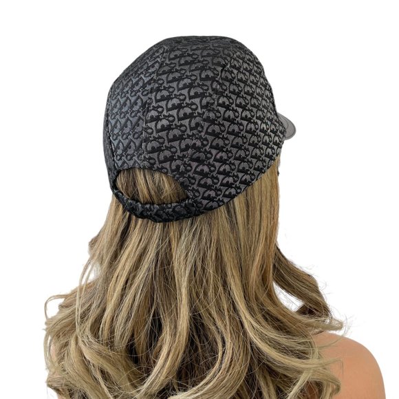 Christian Dior Vintage Trotter Monogram Cap #57 Silver Glitter Polyester[102026] main image 8